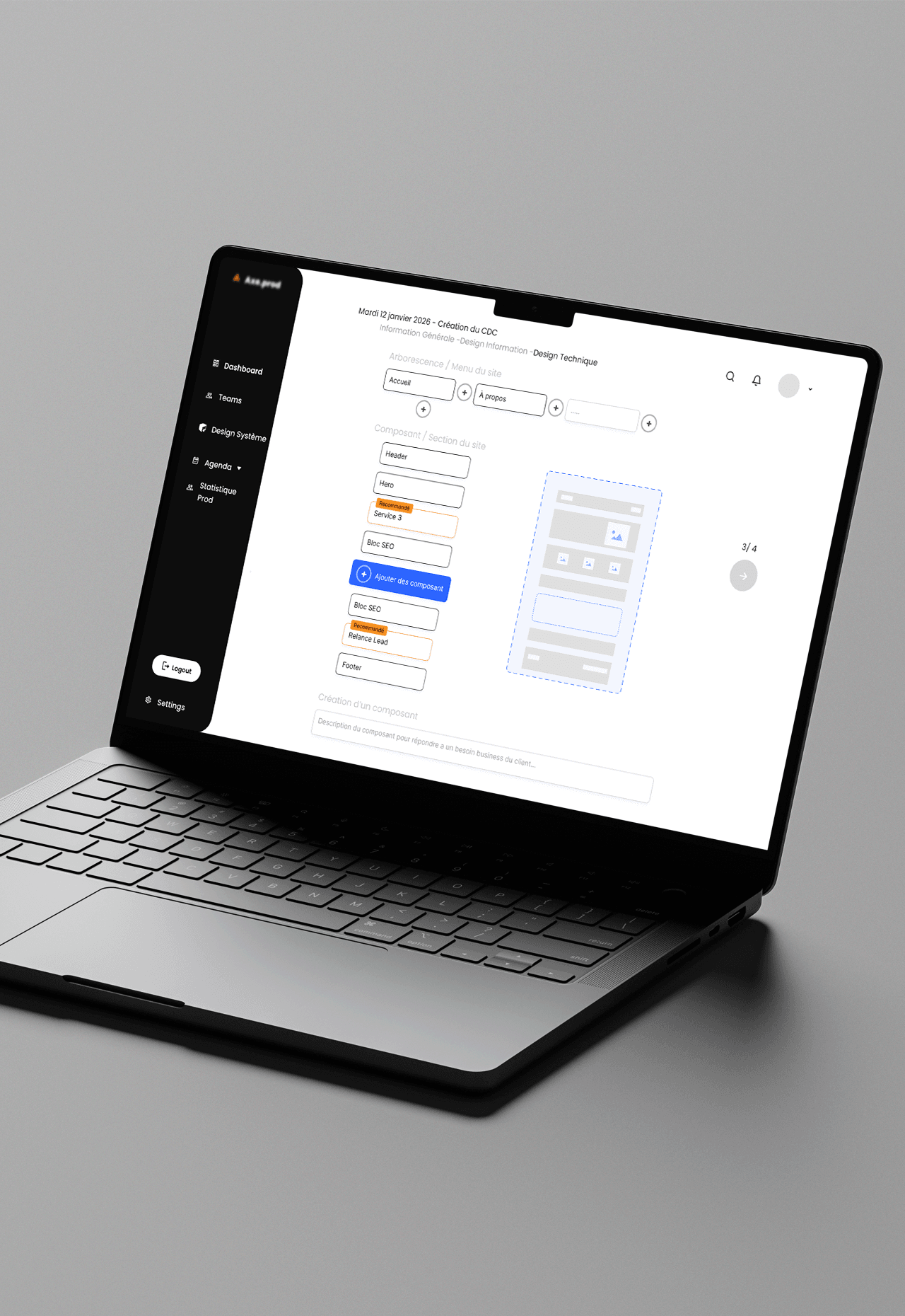 Production
Flow right visual