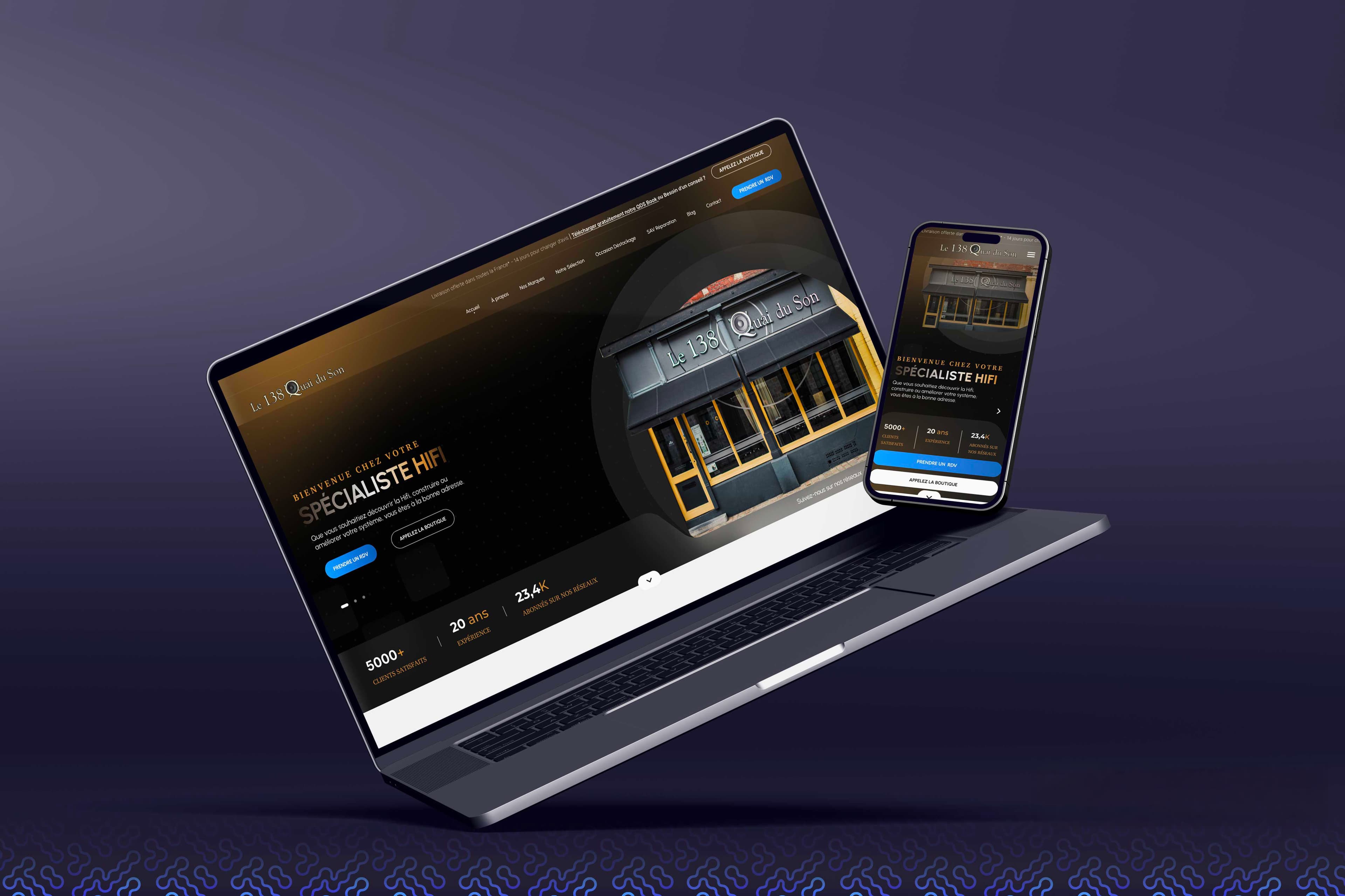 Retrail main e-commerce interface preview