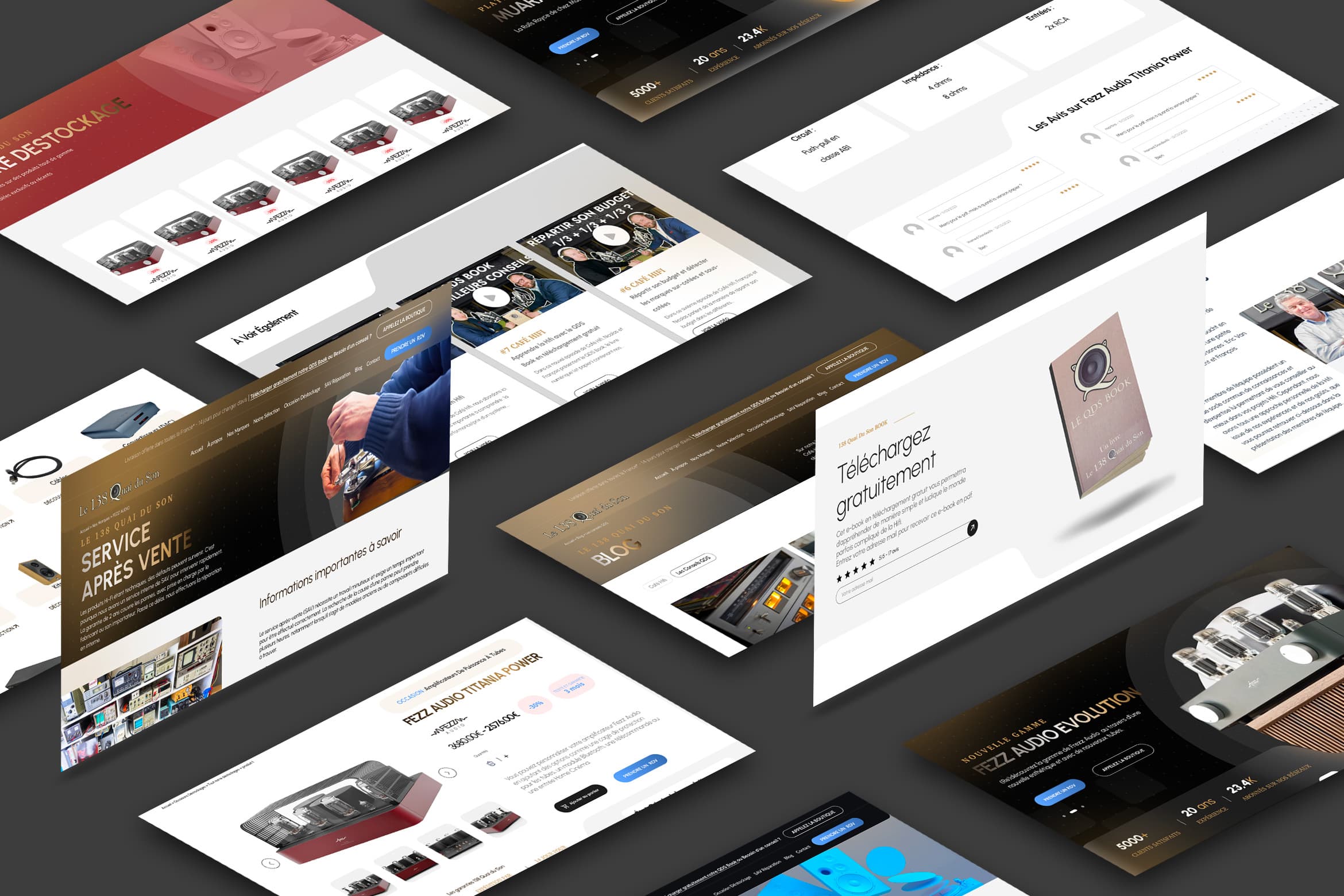 Retrail main e-commerce interface preview